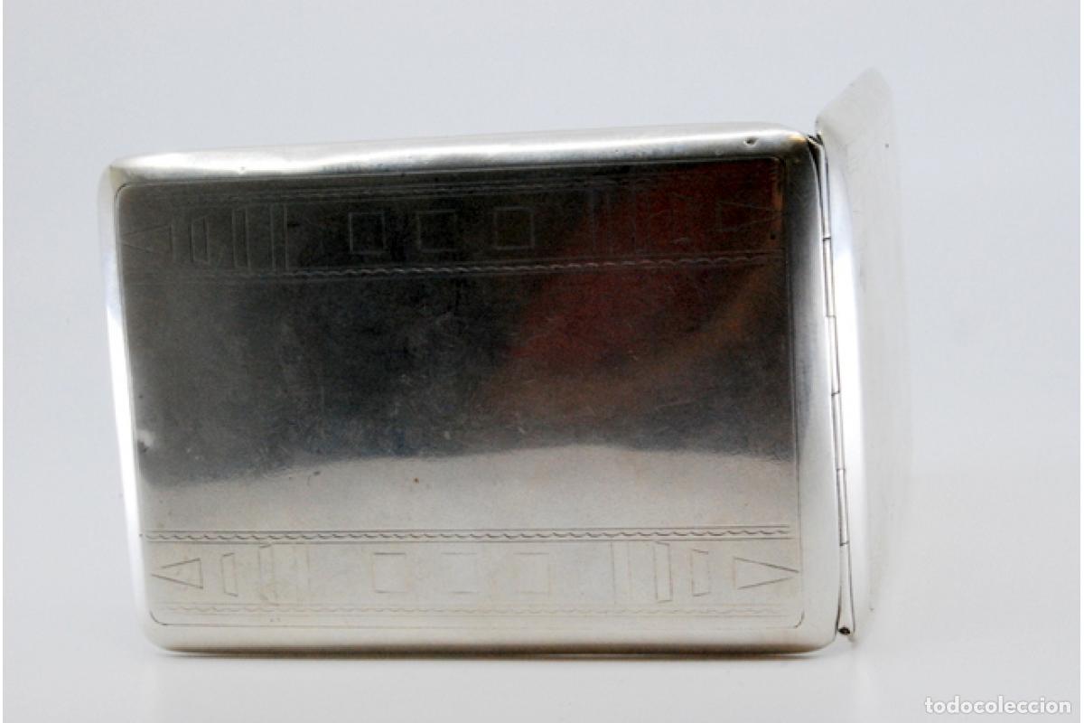 Antig&uuml;edades: Caja de cigarrillos, en plata - Foto 7