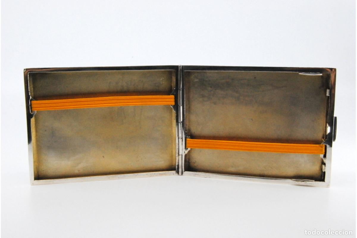 Antig&uuml;edades: Caja de cigarrillos, en plata - Foto 2