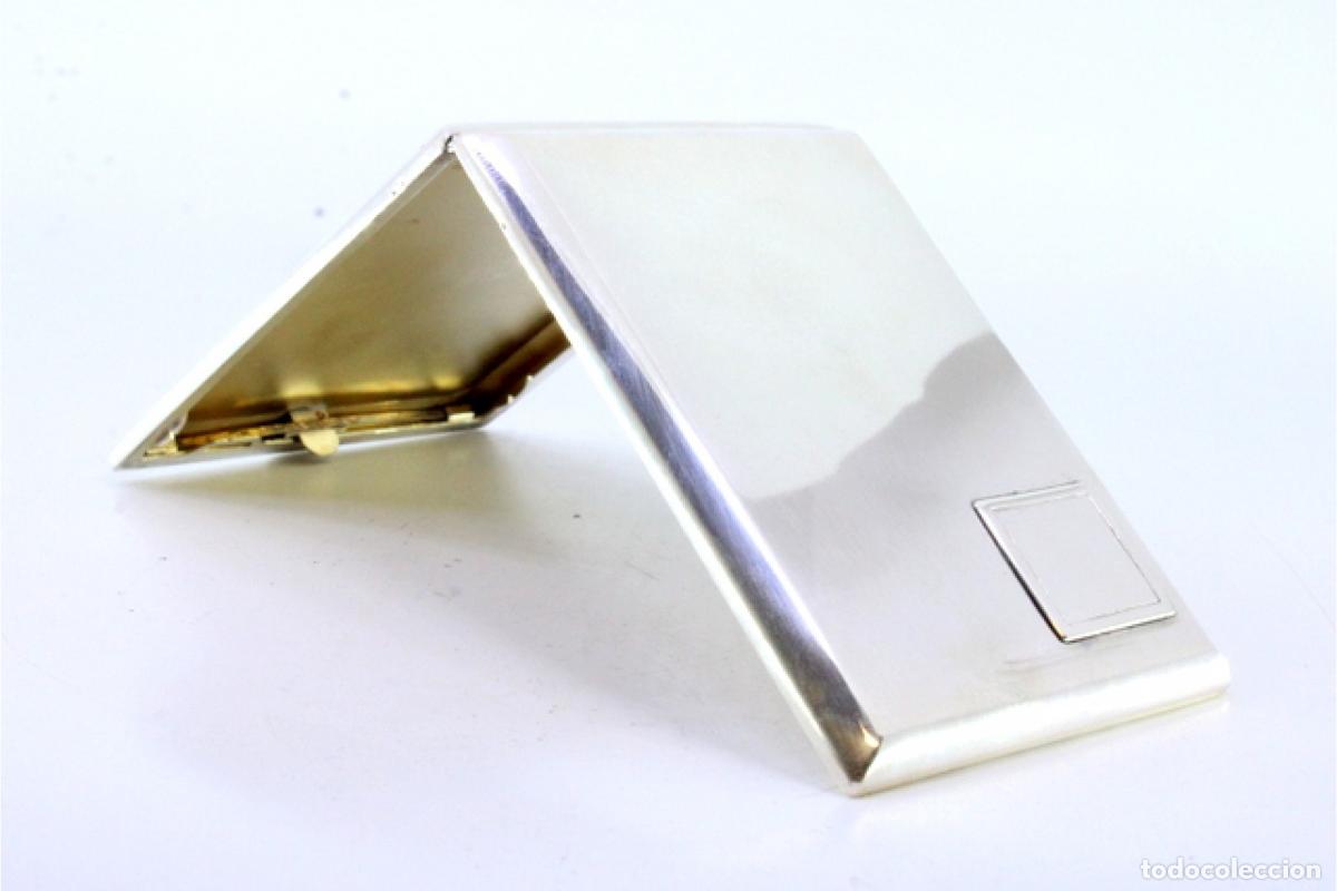 Antig&uuml;edades: Caja de cigarrillos, en plata - Foto 2