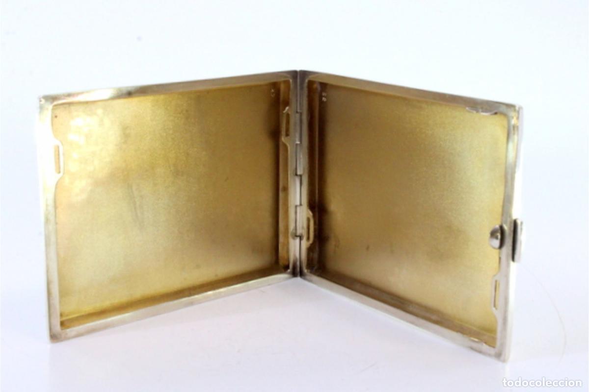 Antig&uuml;edades: Caja de cigarrillos, en plata - Foto 3
