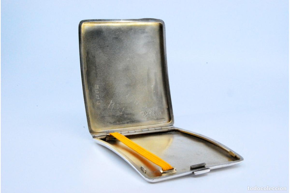 Antig&uuml;edades: Caja de cigarrillos, en plata - Foto 6