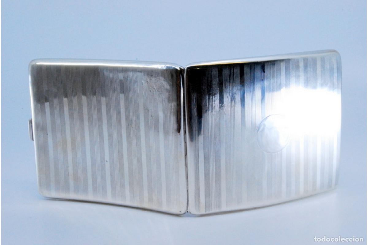 Antig&uuml;edades: Caja de cigarrillos, en plata - Foto 9