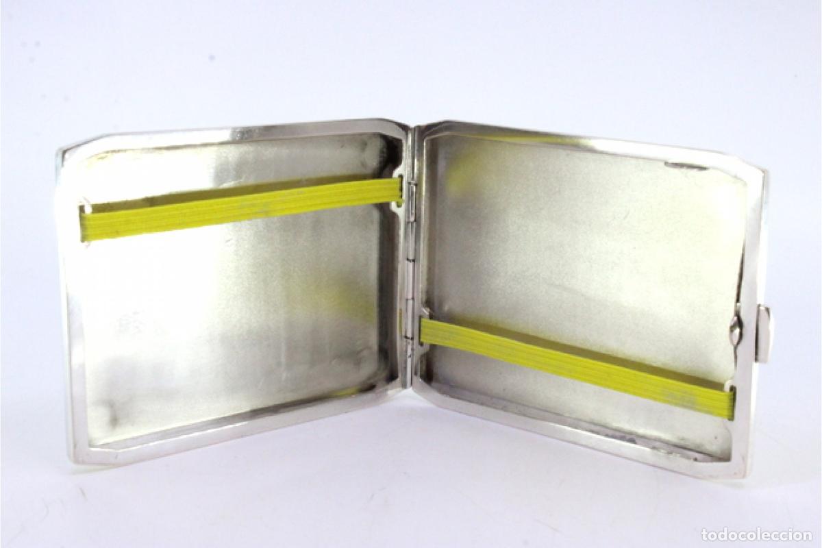 Antig&uuml;edades: Caja de cigarrillos, en plata - Foto 3