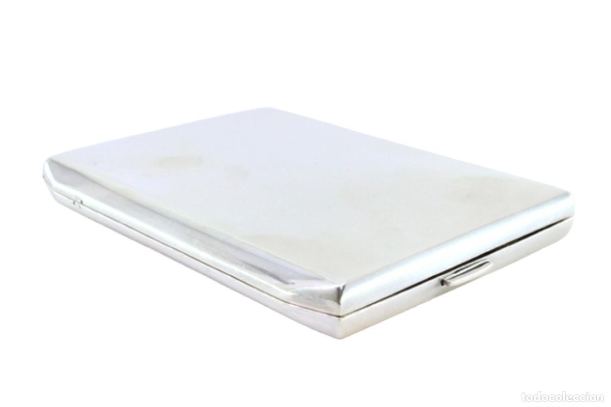 Antig&uuml;edades: Caja de cigarrillos, en plata - Foto 1