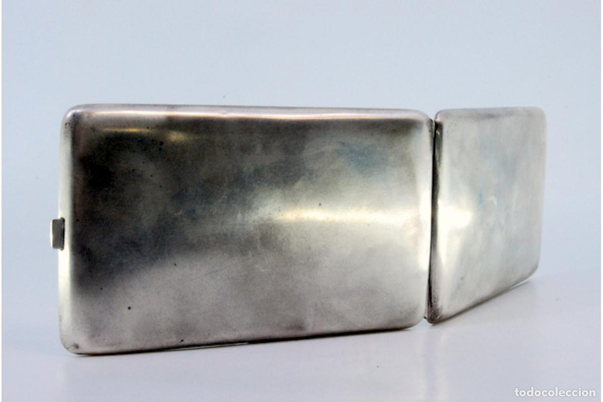 Antig&uuml;edades: Caja de cigarrillos, en plata - Foto 2