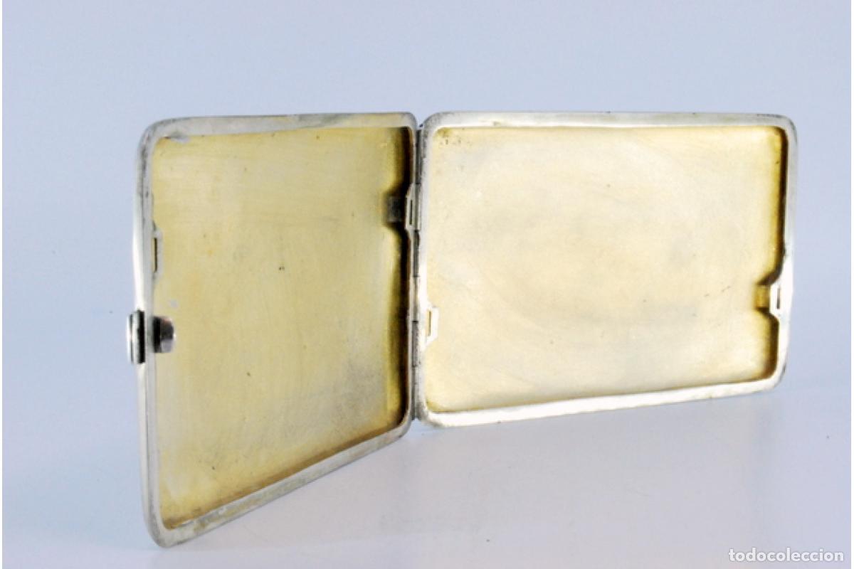Antig&uuml;edades: Caja de cigarrillos, en plata - Foto 4