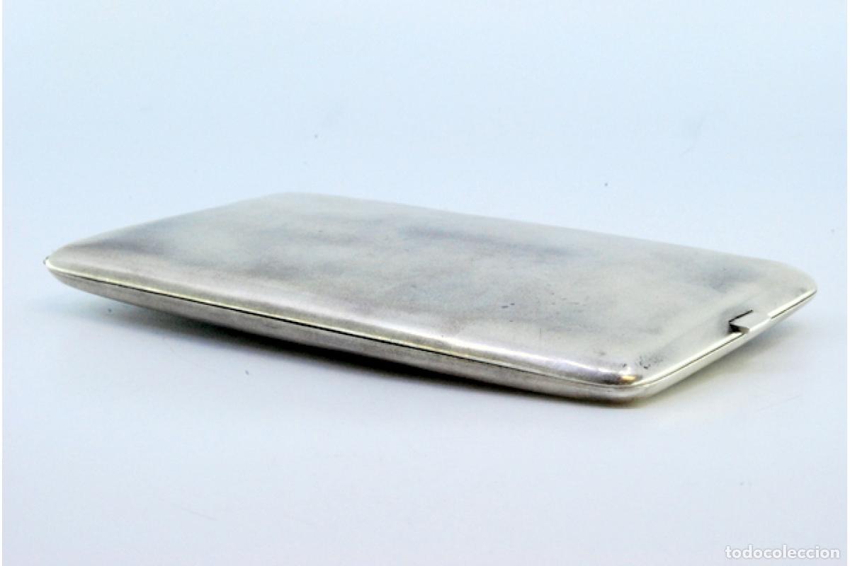 Antig&uuml;edades: Caja de cigarrillos, en plata - Foto 7
