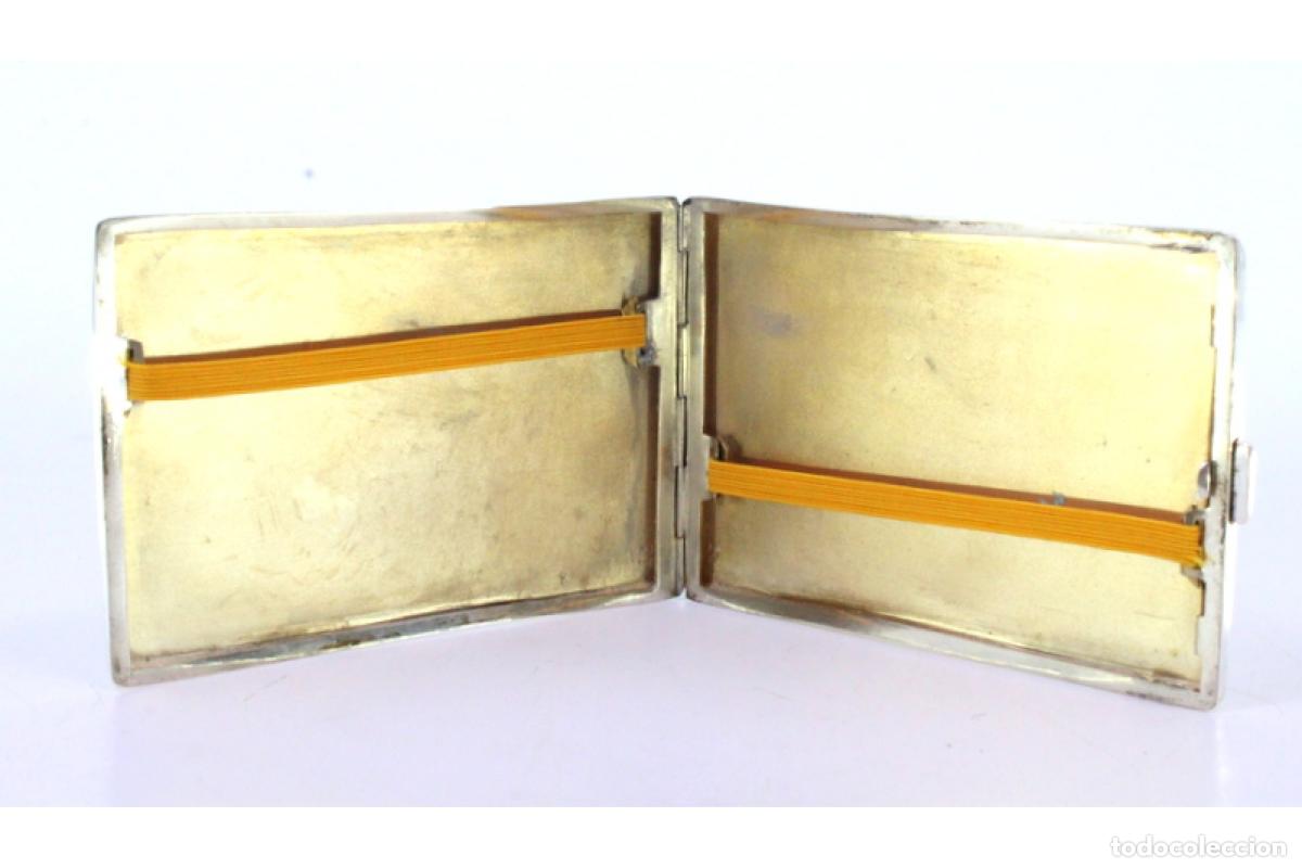 Antig&uuml;edades: Caja de cigarrillos, en plata - Foto 3