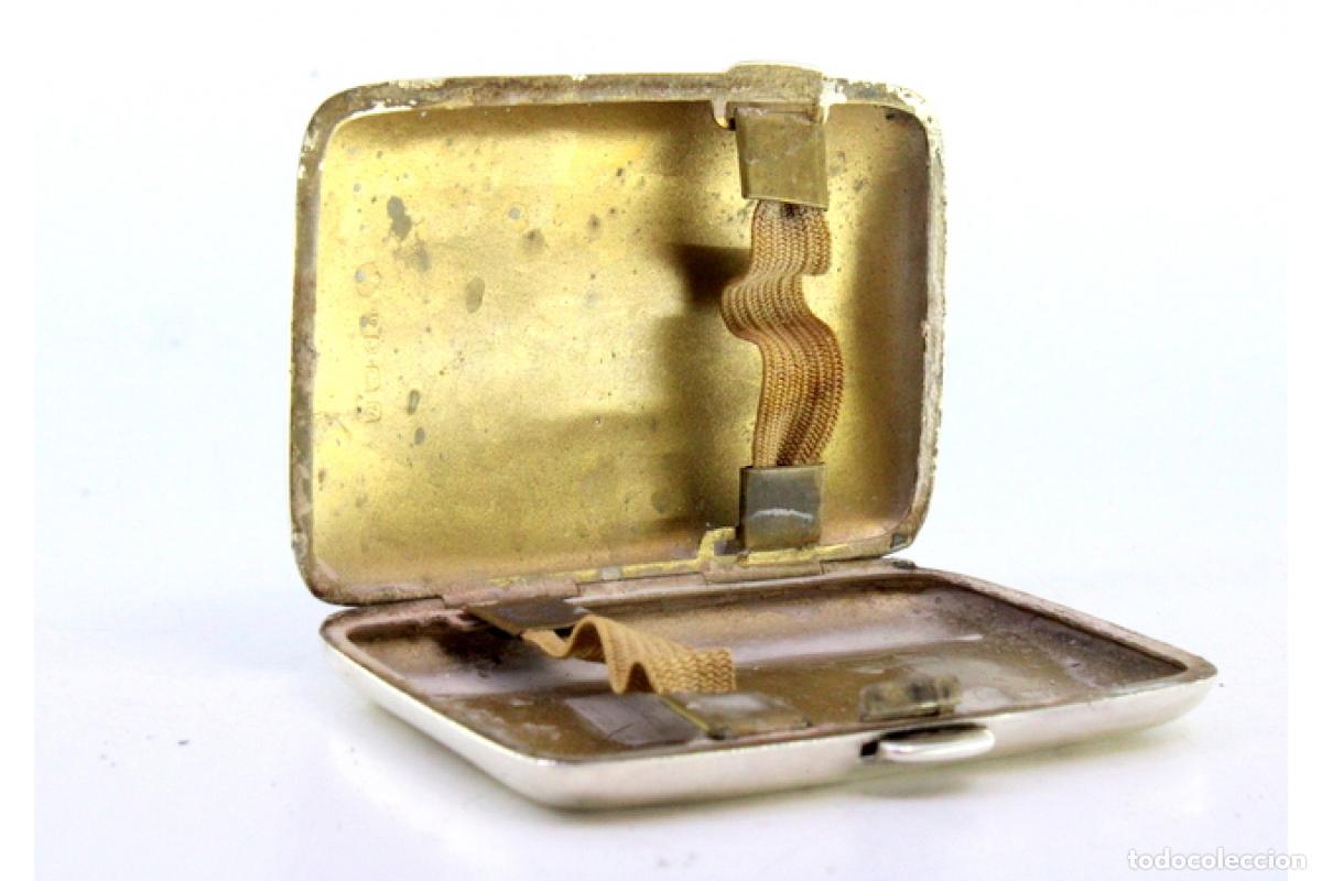 Antig&uuml;edades: Caja de cigarrillos, en plata - Foto 4