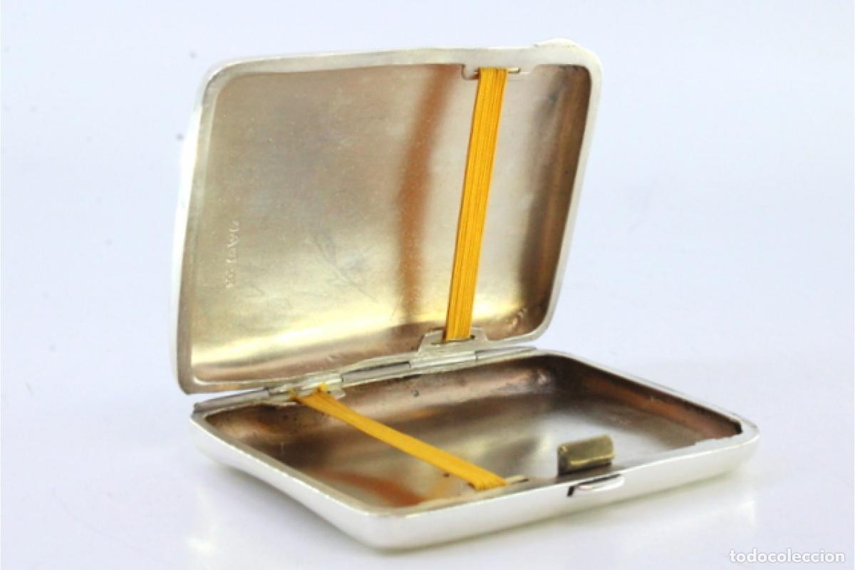 Antig&uuml;edades: Caja de cigarrillos, en plata - Foto 2
