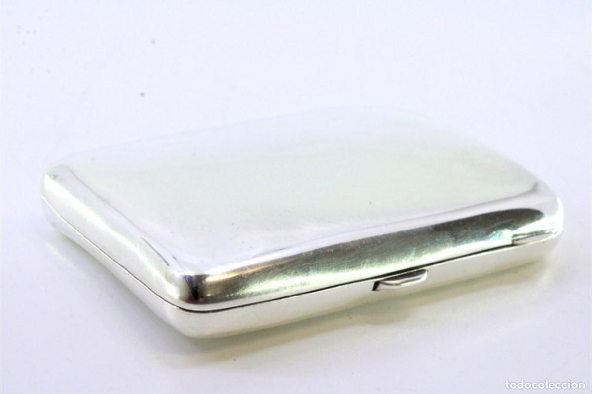 Antig&uuml;edades: Caja de cigarrillos, en plata - Foto 3