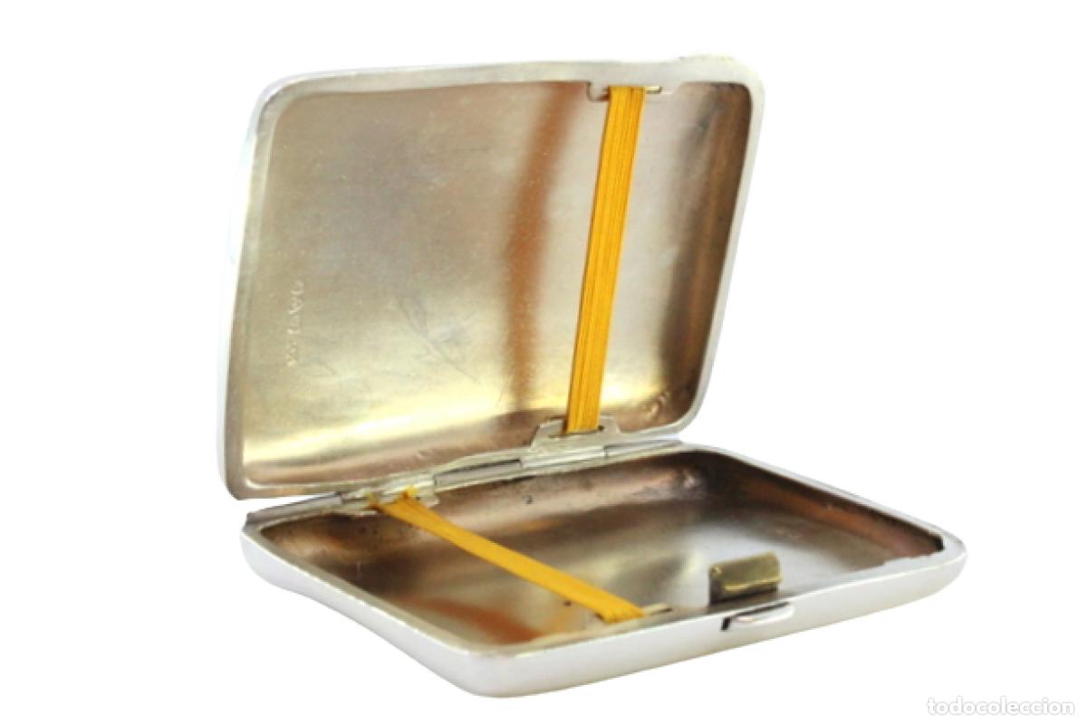 Antig&uuml;edades: Caja de cigarrillos, en plata - Foto 1