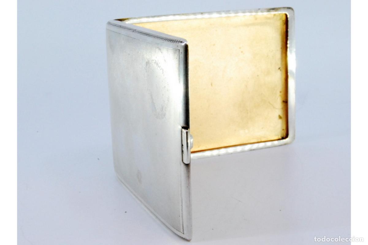 Antig&uuml;edades: Caja de cigarrillos, en plata - Foto 2