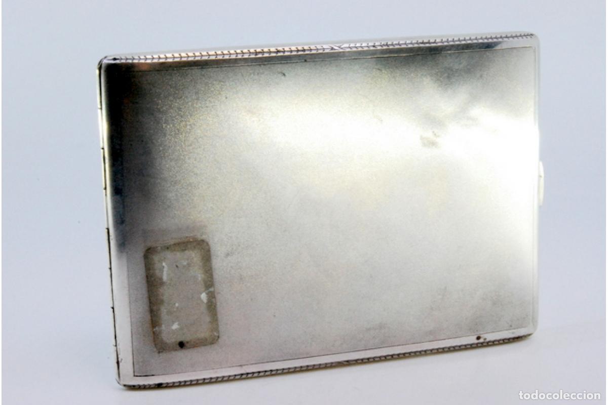 Antig&uuml;edades: Caja de cigarrillos, en plata - Foto 4