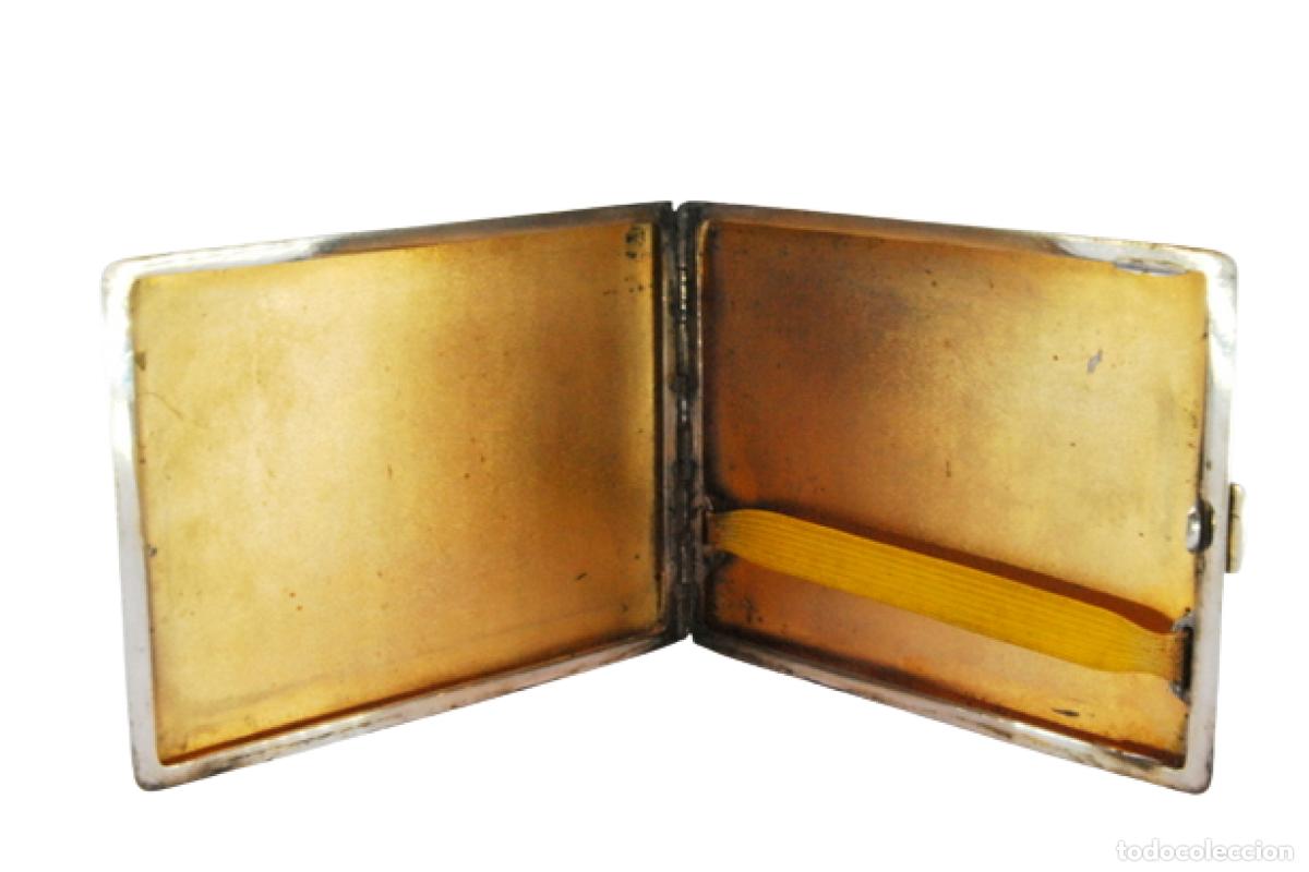 Antig&uuml;edades: Caja de cigarrillos, en plata - Foto 1