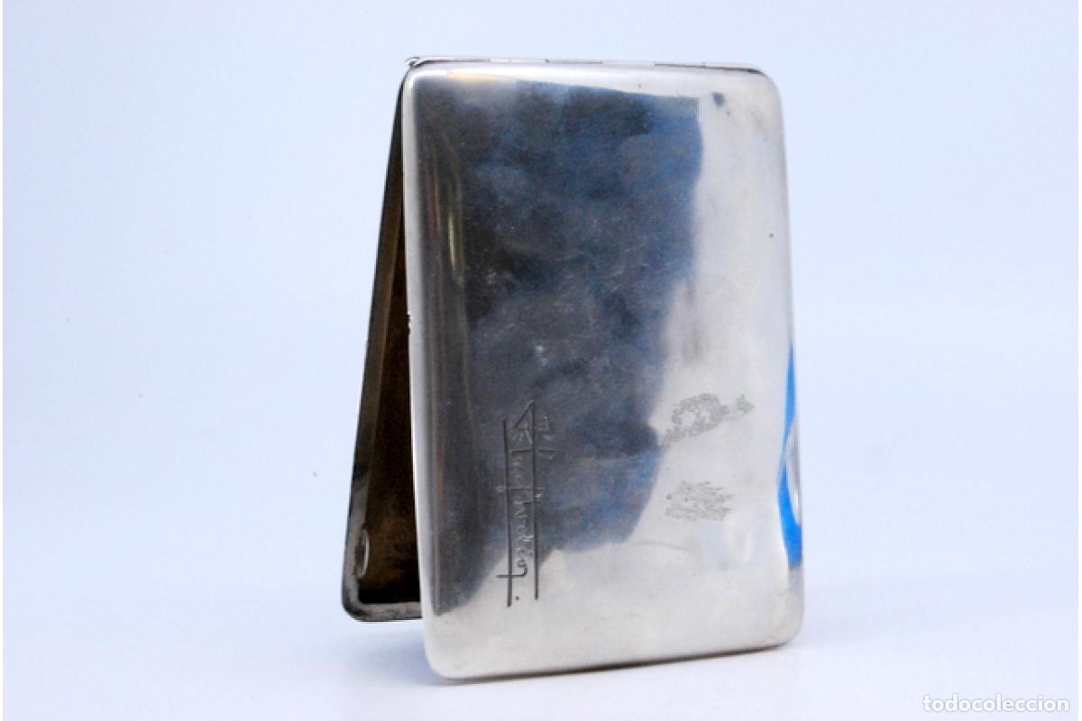 Antig&uuml;edades: Caja de cigarrillos, en plata - Foto 5