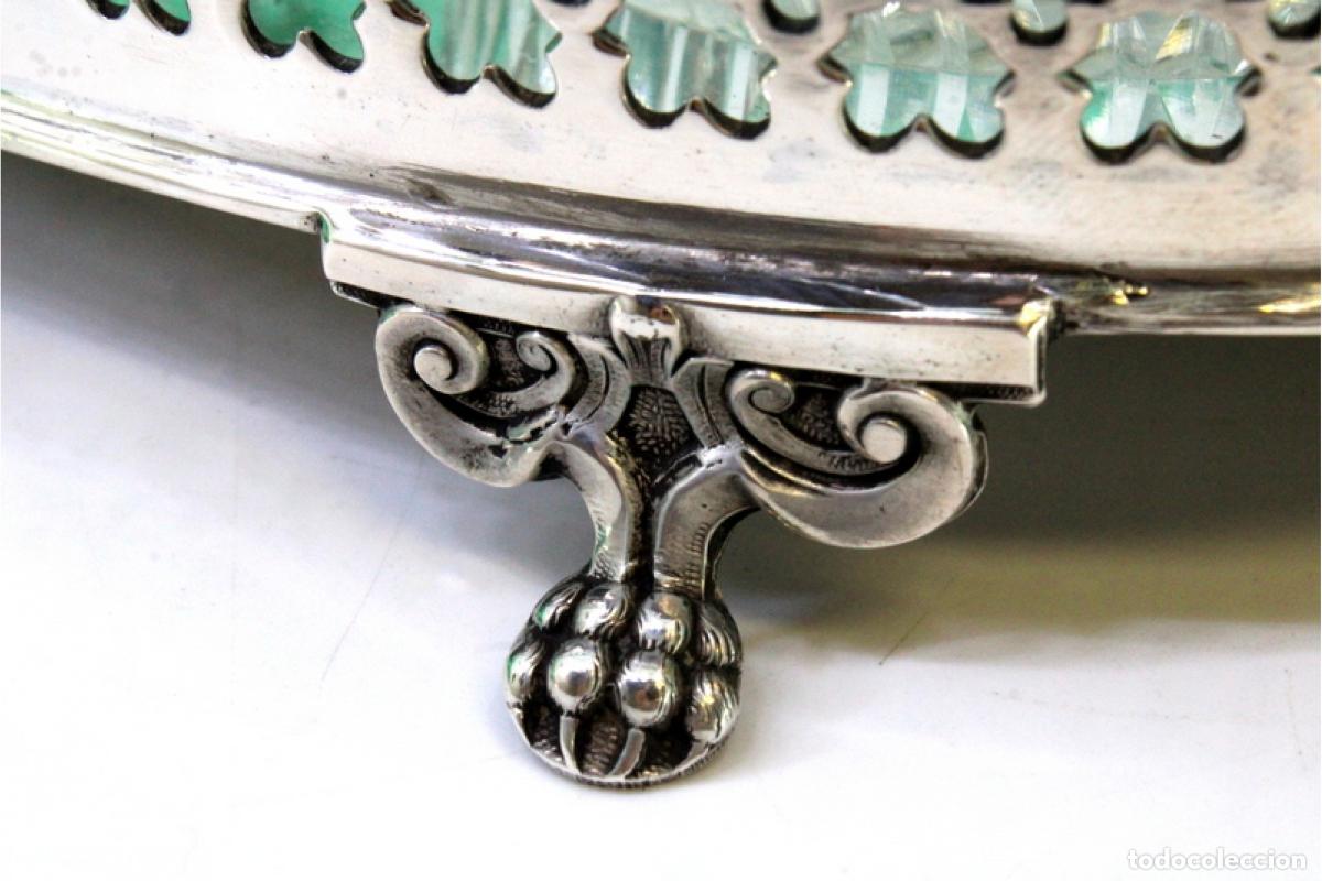Antig&uuml;edades: Juego de vinagreras de plata - Foto 4