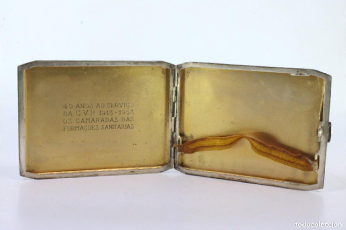 Antig&uuml;edades: Caja de cigarrillos, en plata - Foto 3