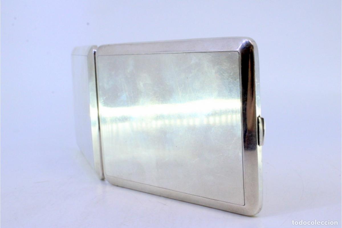 Antig&uuml;edades: Caja de cigarrillos, en plata - Foto 2