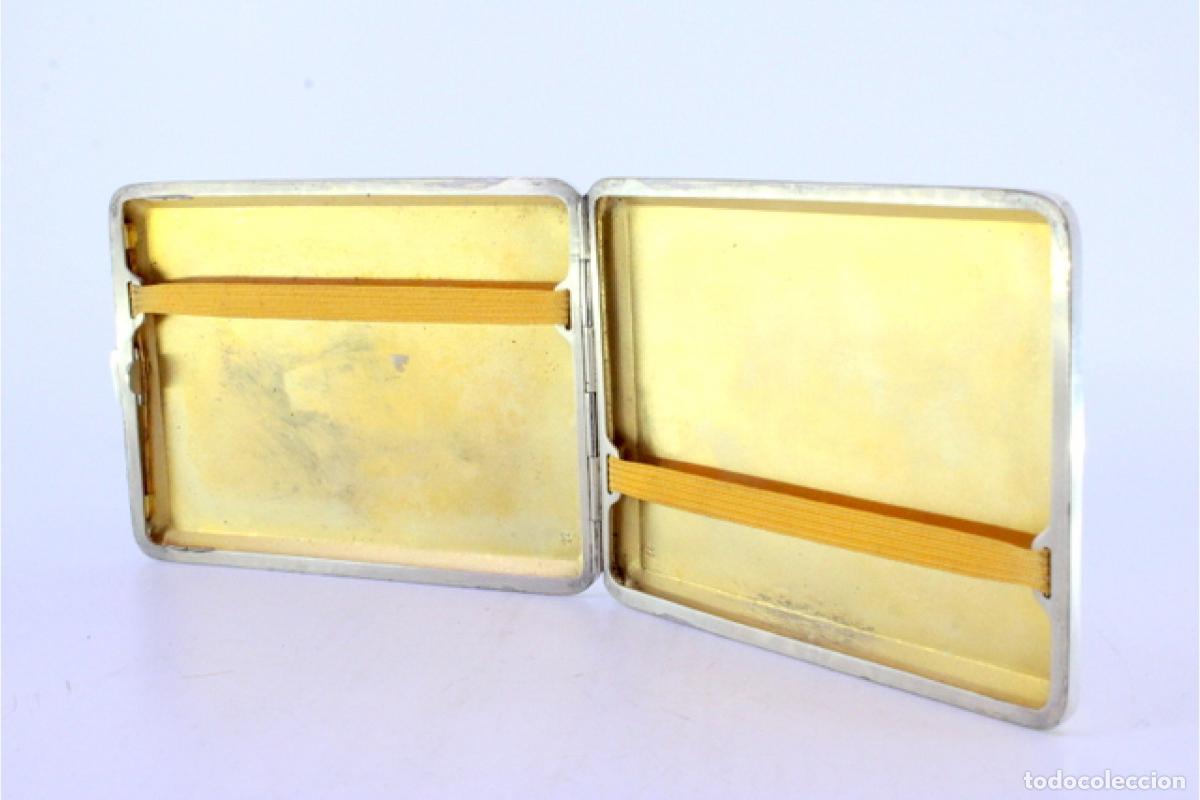 Antig&uuml;edades: Caja de cigarrillos, en plata - Foto 3