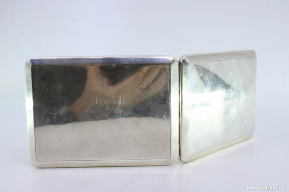 Antig&uuml;edades: Caja de cigarrillos, en plata - Foto 4