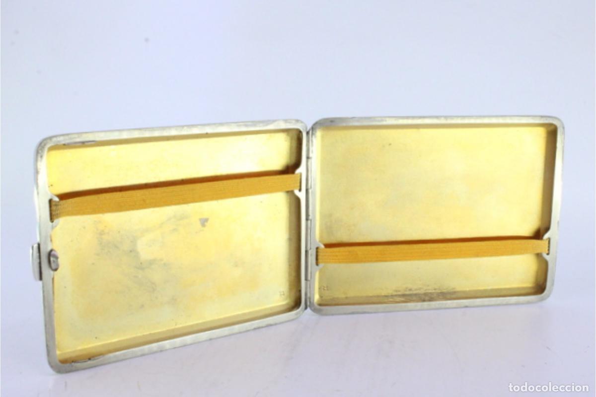 Antig&uuml;edades: Caja de cigarrillos, en plata - Foto 5