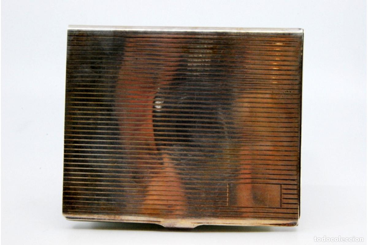 Antig&uuml;edades: Caja de cigarrillos, en plata - Foto 2