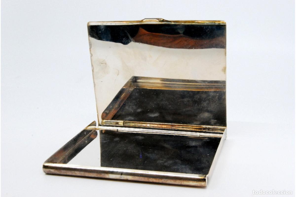 Antig&uuml;edades: Caja de cigarrillos, en plata - Foto 4