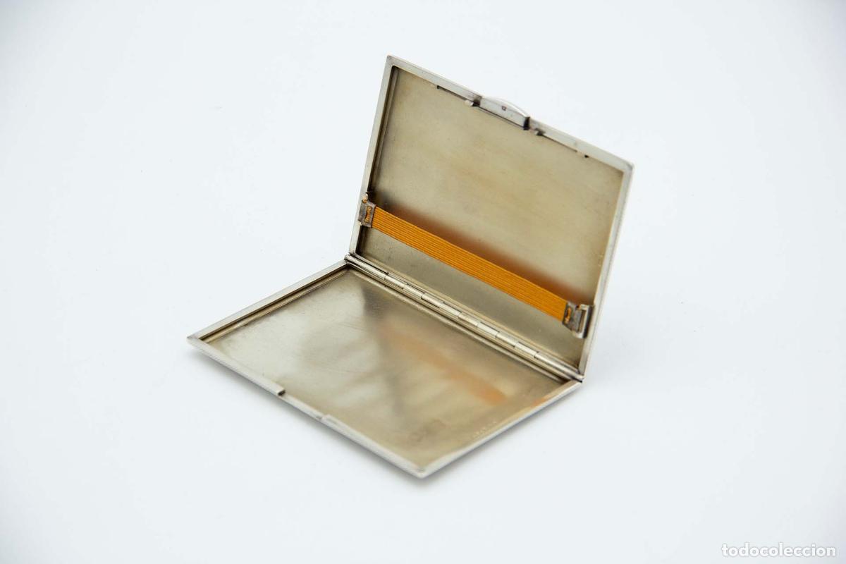 Antig&uuml;edades: Caja de cigarrillos, en plata - Foto 3