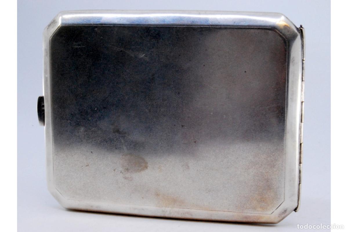 Antig&uuml;edades: Caja de cigarrillos, en plata - Foto 2