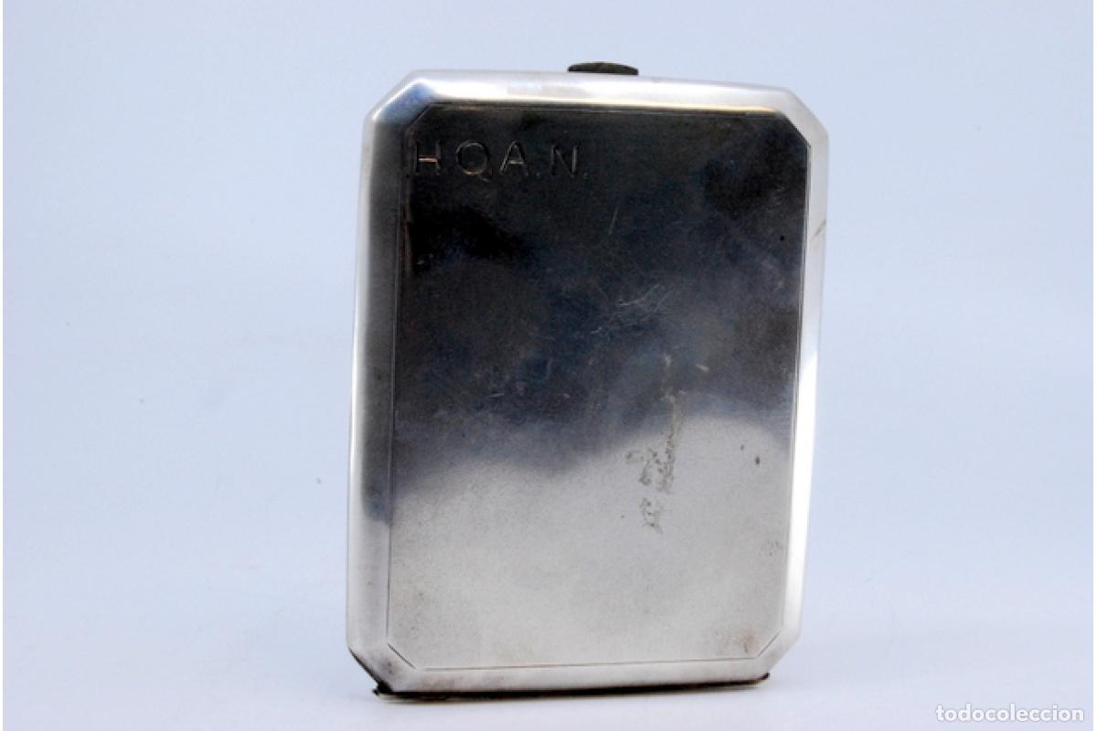 Antig&uuml;edades: Caja de cigarrillos, en plata - Foto 3