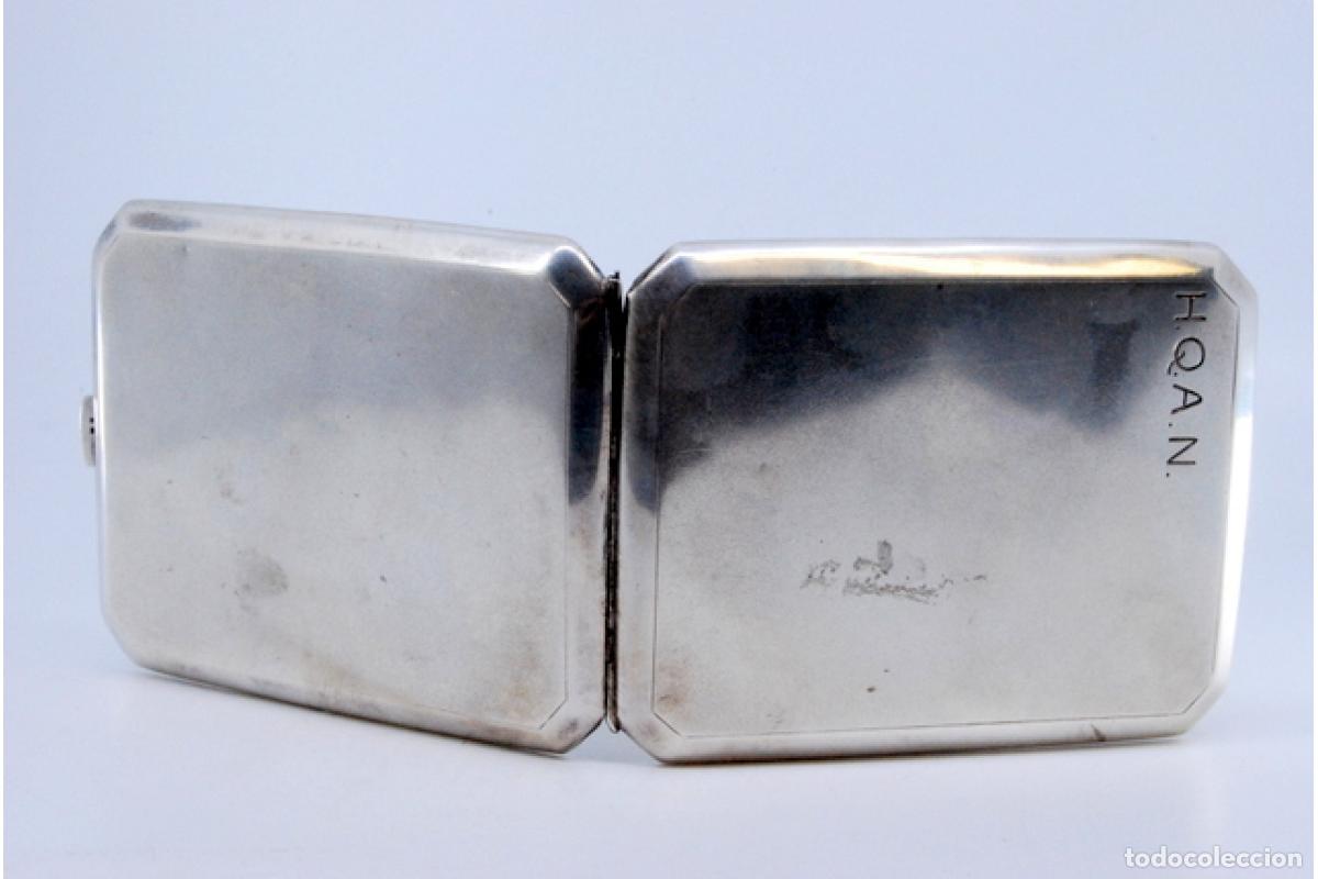 Antig&uuml;edades: Caja de cigarrillos, en plata - Foto 6