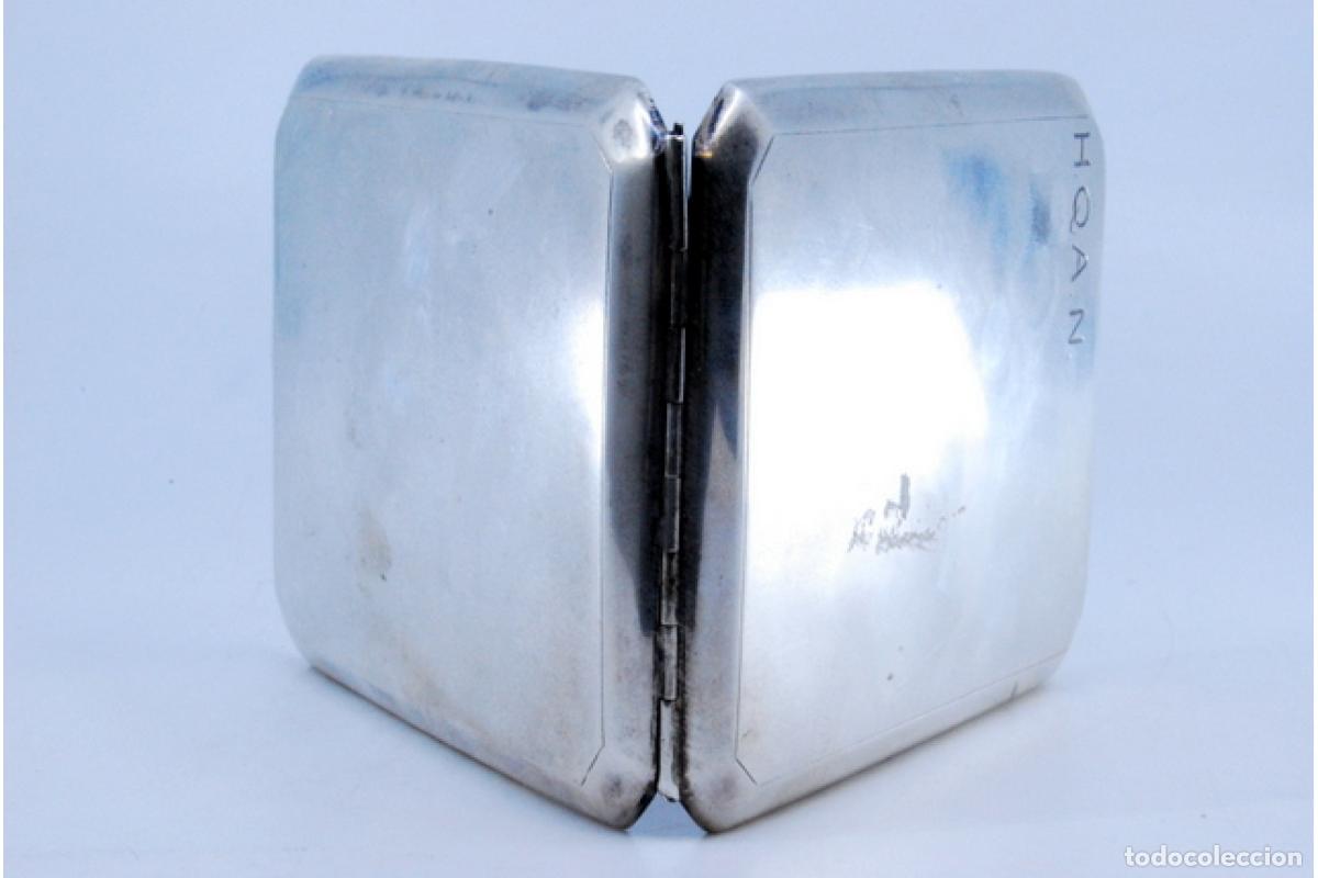 Antig&uuml;edades: Caja de cigarrillos, en plata - Foto 7