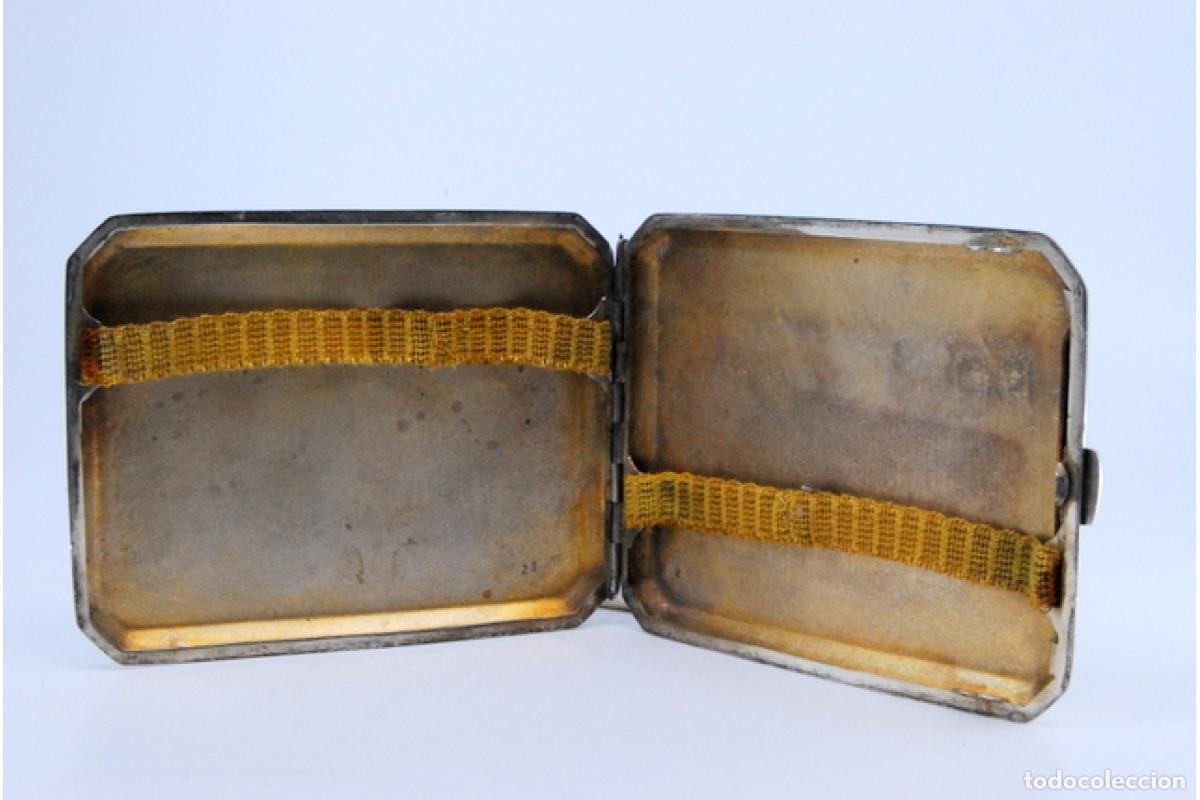 Antig&uuml;edades: Caja de cigarrillos, en plata - Foto 8