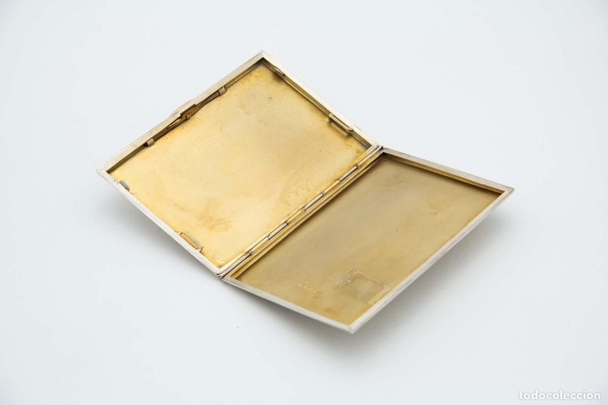 Antig&uuml;edades: Caja de cigarrillos, en plata - Foto 2