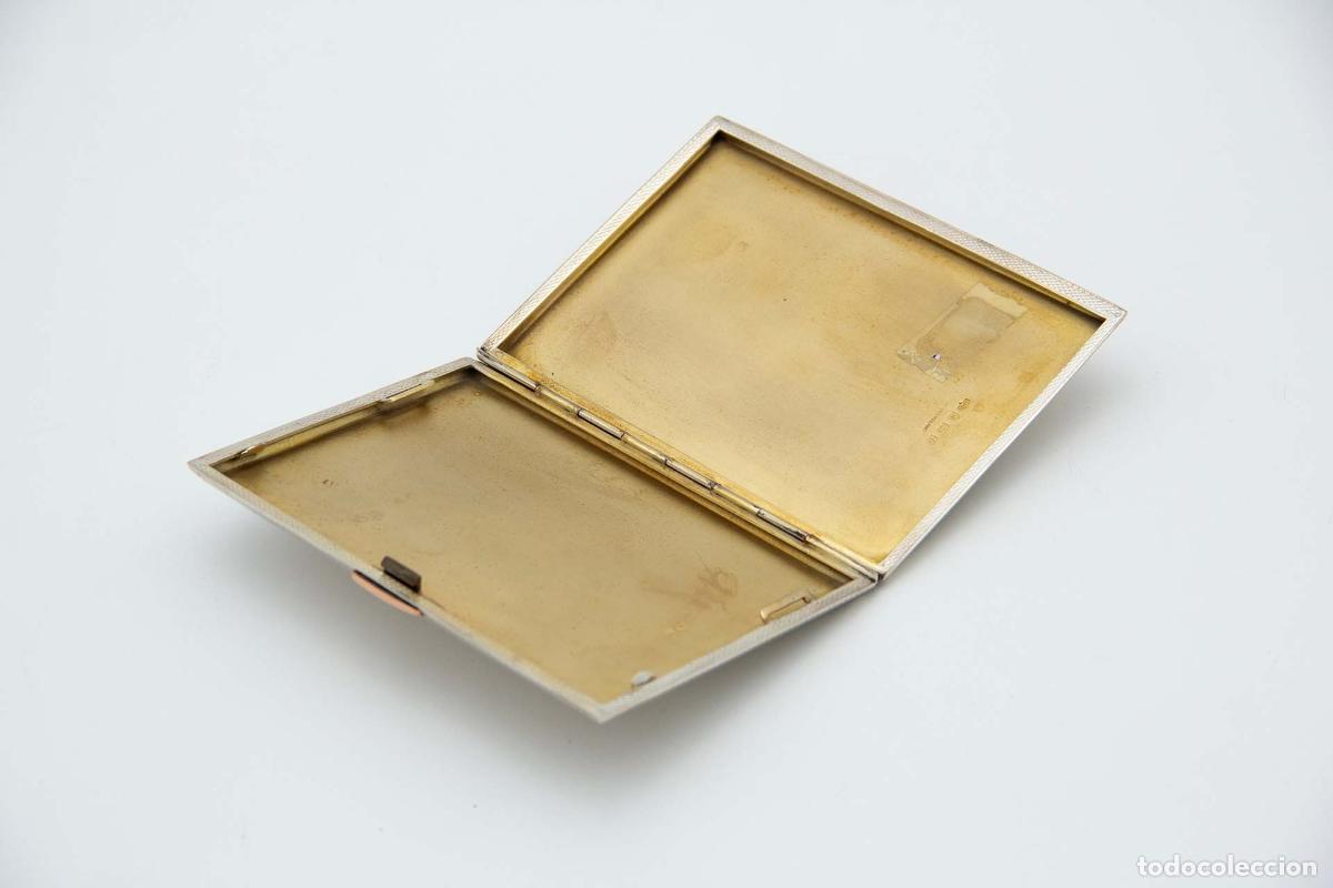 Antig&uuml;edades: Caja de cigarrillos, en plata - Foto 4