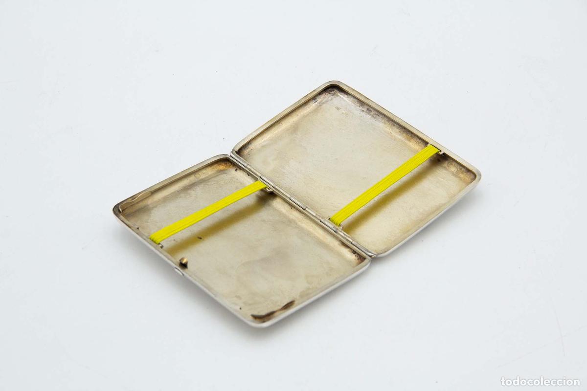 Antig&uuml;edades: Caja de cigarrillos, en plata - Foto 2