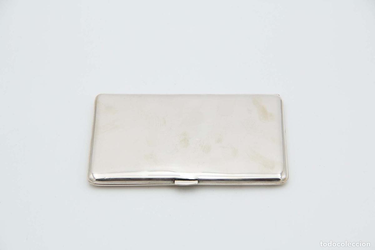 Antig&uuml;edades: Caja de cigarrillos, en plata - Foto 3