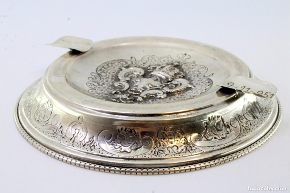 Antig&uuml;edades: Cenicero de plata - Foto 2