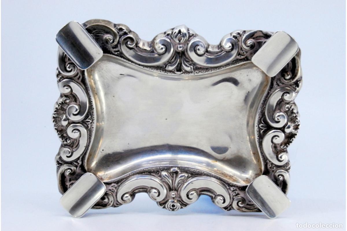 Antig&uuml;edades: Cenicero de plata - Foto 7