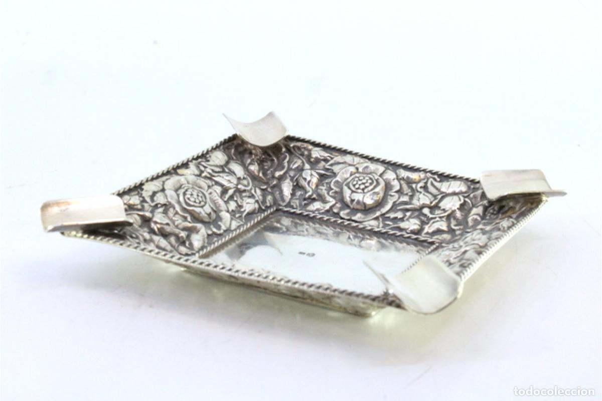 Antig&uuml;edades: Cenicero de plata - Foto 2