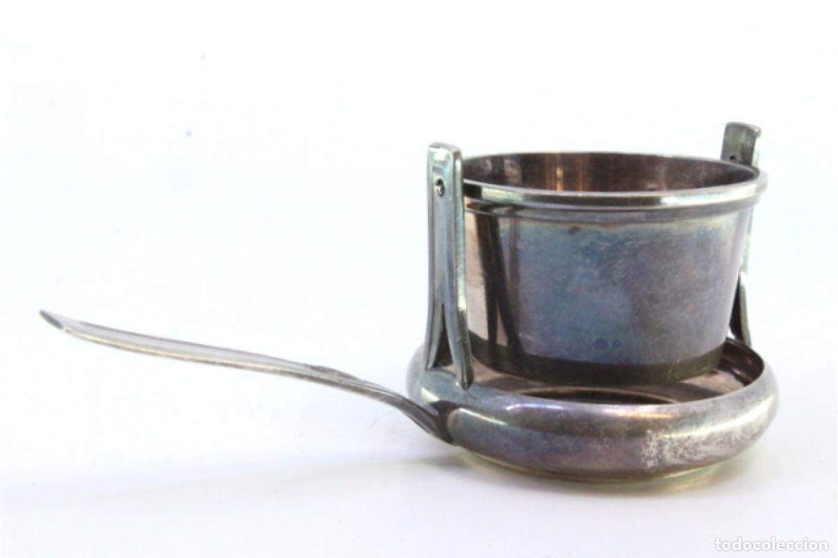 Antig&uuml;edades: Colador de t&eacute;, en plata - Foto 2