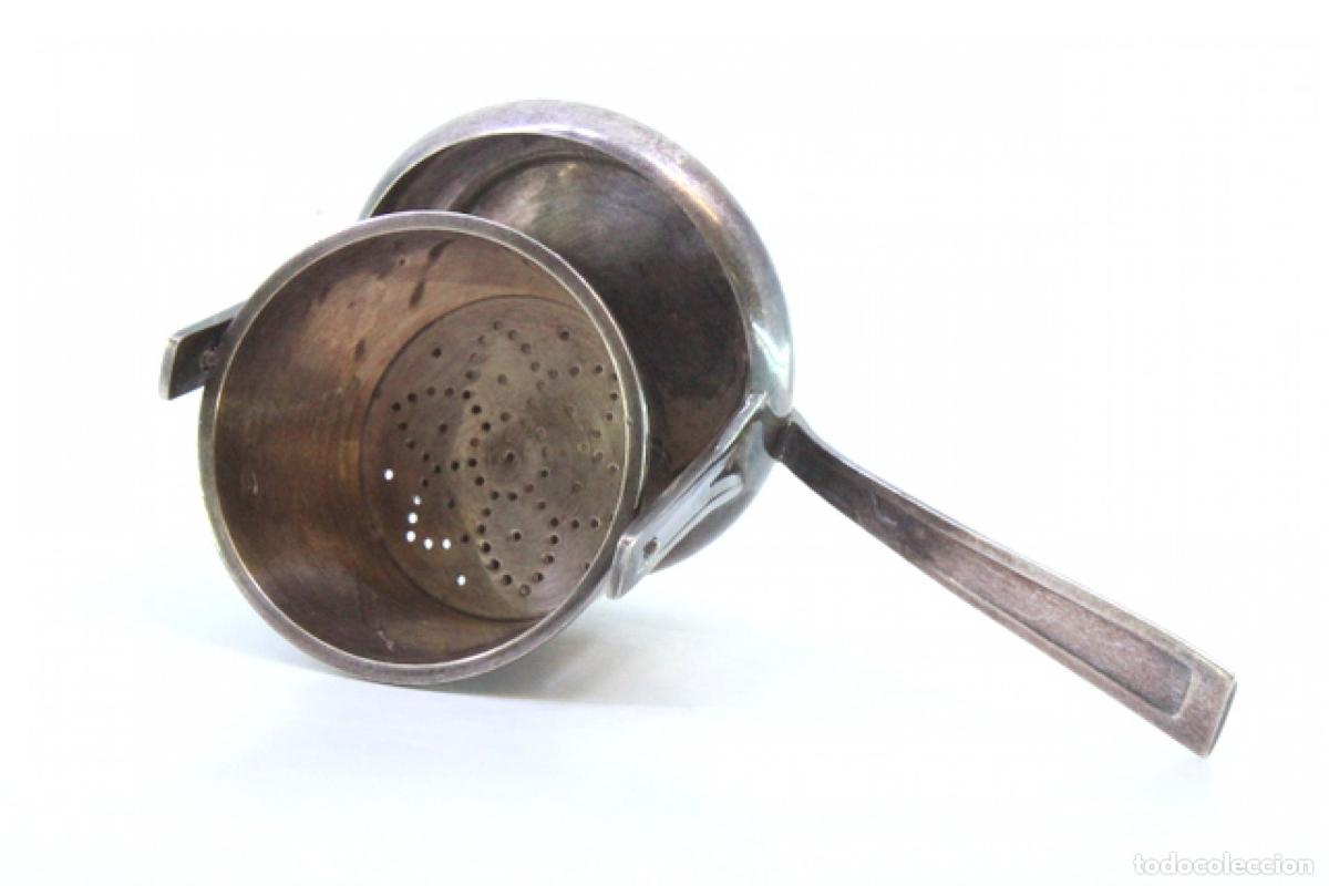 Antig&uuml;edades: Colador de t&eacute;, en plata - Foto 5