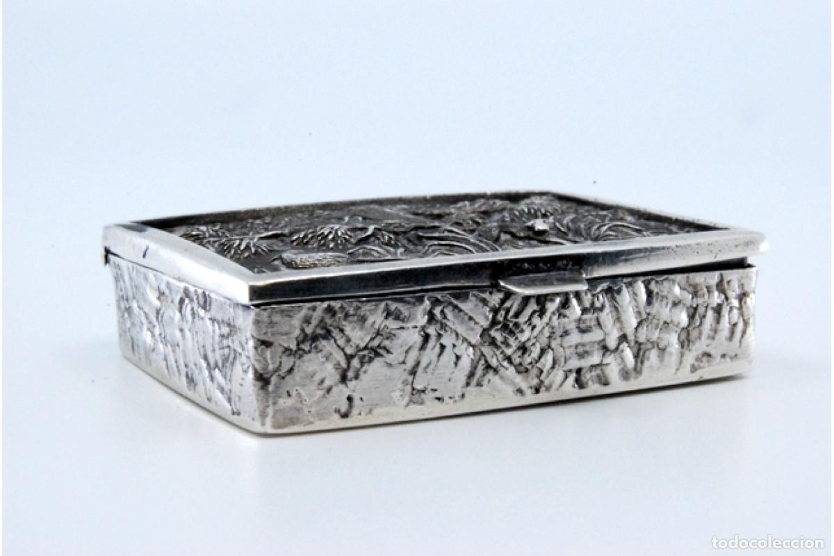 Antig&uuml;edades: Pastillero, en plata - Foto 5
