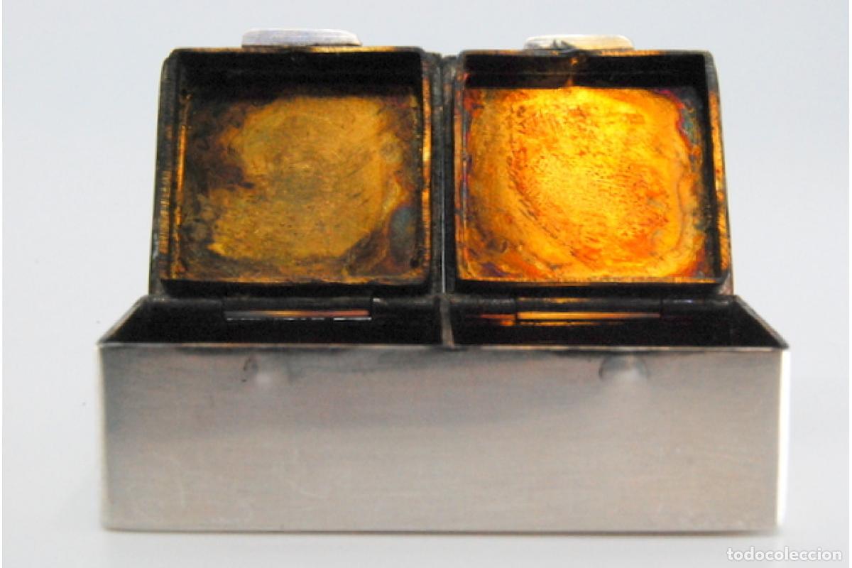 Antig&uuml;edades: Pastillero, en plata - Foto 10