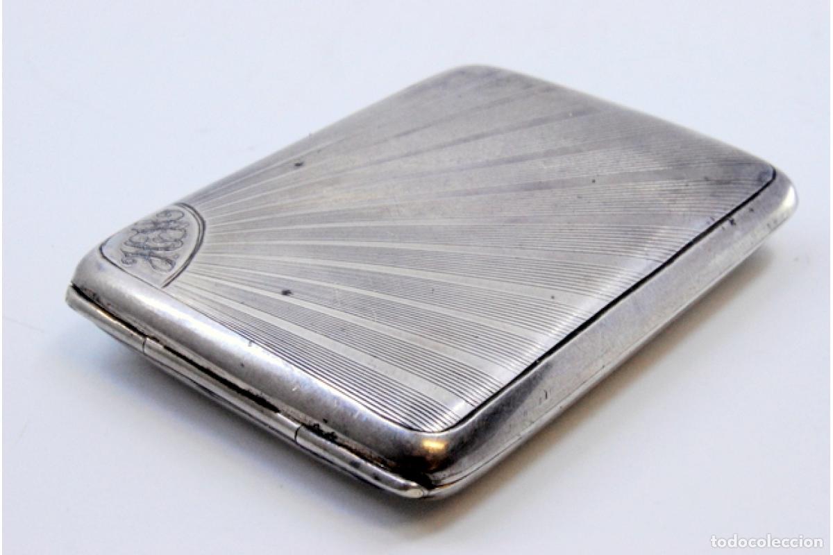 Antig&uuml;edades: Caja de cerillas de plata - Foto 2