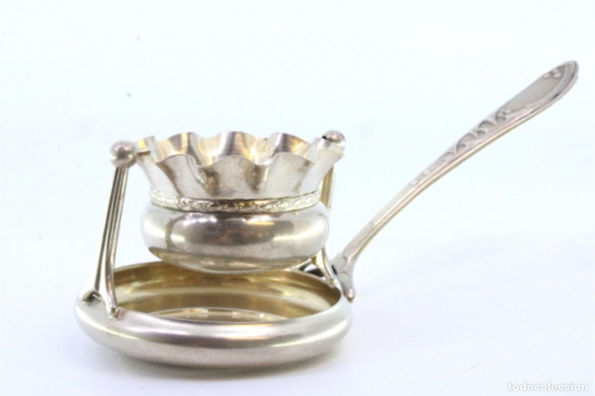 Antig&uuml;edades: Colador de t&eacute;, en plata - Foto 3