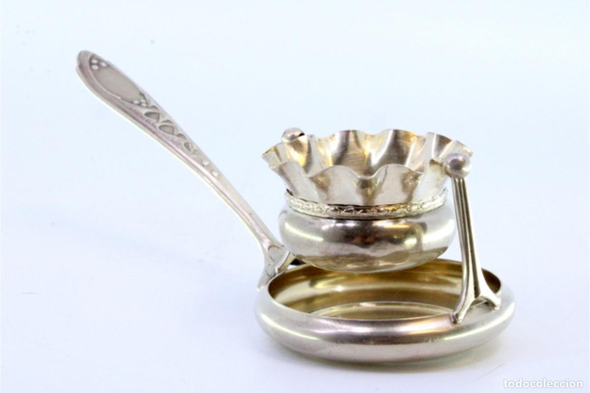 Antig&uuml;edades: Colador de t&eacute;, en plata - Foto 4