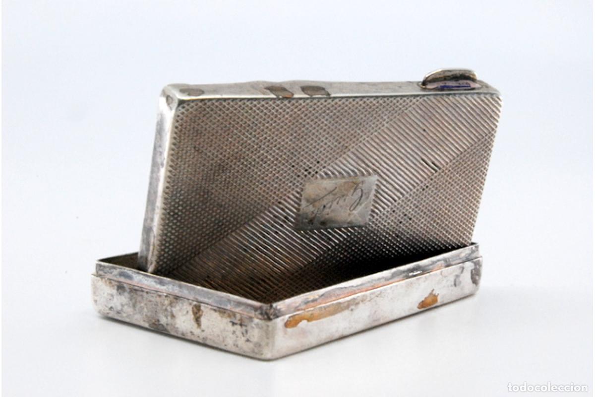 Antig&uuml;edades: Pastillero, en plata - Foto 2