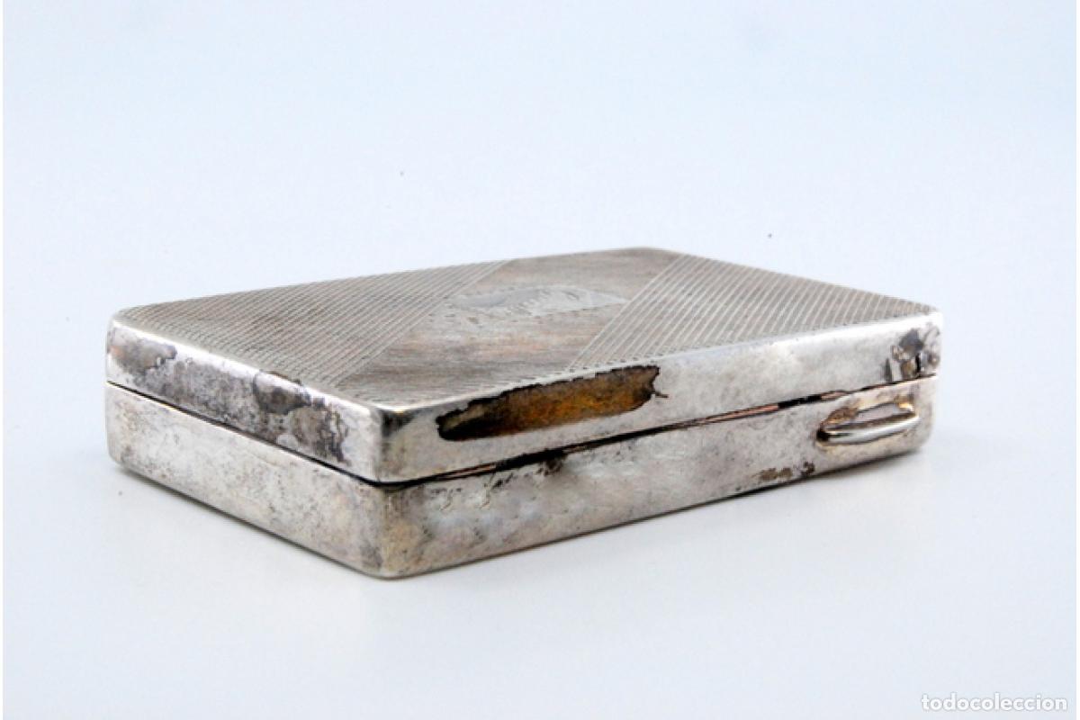 Antig&uuml;edades: Pastillero, en plata - Foto 8